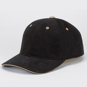 Brushed Cotton Twill Sandwich Cap